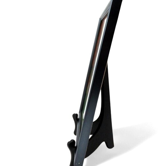 LION King NEEDLEPOINT Framed in Black Wood Frame 10.7 x 9.5" Vintage - Picture 7 of 10